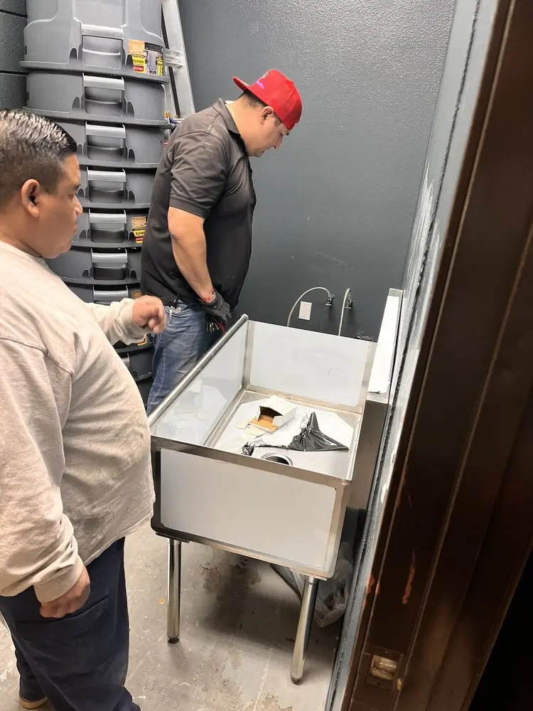 Commercial plumbing and sink installation in Ranchettes